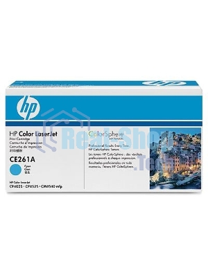 Картридж лазерный HP CE261A голубой для CLJ CP4025/CP4525 11000стр.