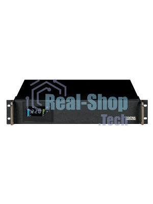 Источник бесперебойного питания Powercom King Pro RM KIN-1200AP LCD 720Вт 1200ВА черный