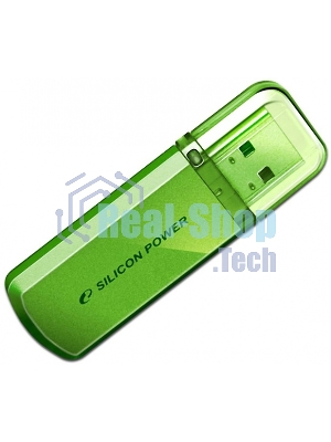 Флешка USB R/W Silicon Power R/W 8Gb Helios 101 SP008Gb,UF2101V1N USB 2.0 зеленый