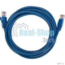 Патч-корд U/UTP Rexant cat.5e, RJ45-RJ45, 26AWG, ZH нг(А)-HF, синий, 3 м