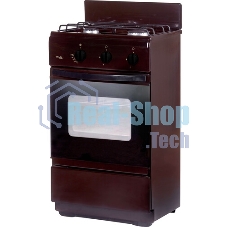 Плита газовая Лада Nova CG 32013 B коричневый, конфорок 2, духовка 30 л, 50 см x 85 см x 40 см