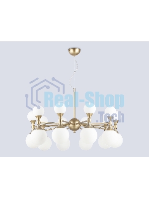 Люстра Ambrella light LH51051/20 GD/FR золото/белый матовый G9*20 max 28W D750*460