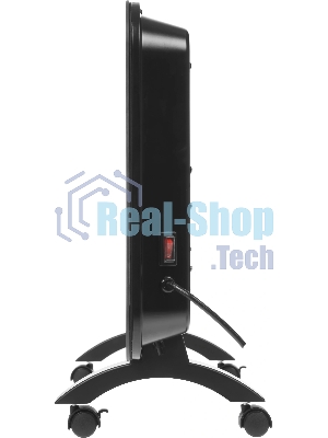 Конвектор электрический Neoclima AURA-1500B черный, 1500 Вт, 20 м2, электронный термостат, Wi-Fi