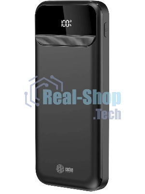 Портативный аккумулятор Cactus CS-PBFSCA-10000 10000mAh 4.5A 2xUSB-A/USB-C черный