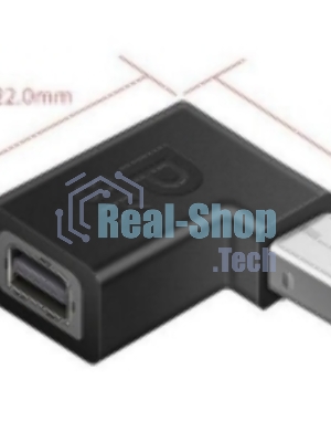 Удлинитель Mini Displayport угловой папа-мама