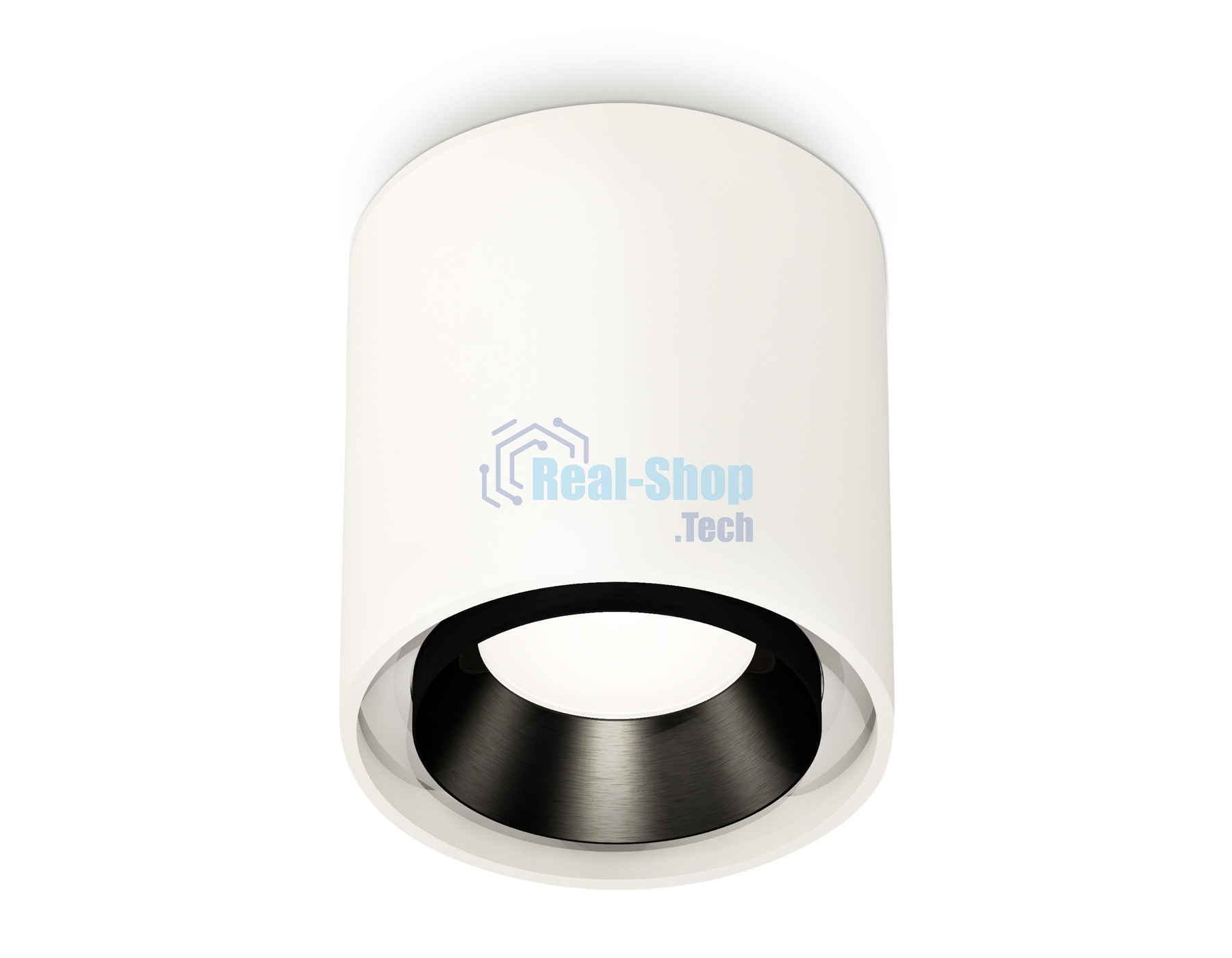 Светильник Ambrella Light XS7722002 SWH/PBK белый песок/черный полированный MR16 GU5.3 (C7722, N7031)
