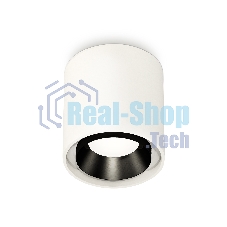 Светильник Ambrella Light XS7722002 SWH/PBK белый песок/черный полированный MR16 GU5.3 (C7722, N7031)