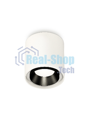 Светильник Ambrella Light XS7722002 SWH/PBK белый песок/черный полированный MR16 GU5.3 (C7722, N7031)