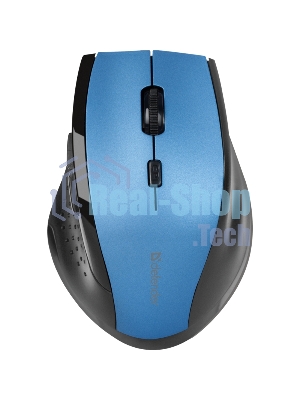 Мышь беспроводная Defender Accura MM-365 синий, 1600 dpi, радиоканал, USB, кнопки - 6