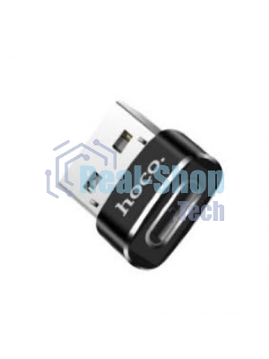 Переходник HOCO UA6 USB to Type-C, черный