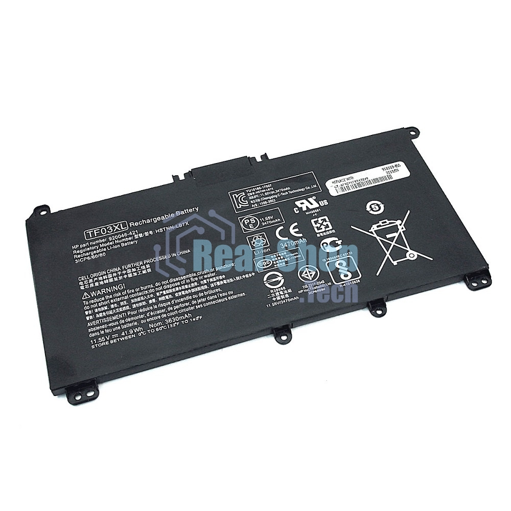 Аккумуляторная батарея для ноутбука HP 15-CC 15-CD 11.55V 41,9Wh