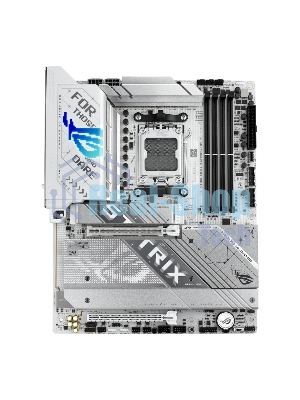 Материнская плата ASUS ROG STRIX X870-A GAMING WIFI, AM5, AMD X870, 4xDDR5, 2xSATA, 4xM.2, 1xPCI-E 4.0 x4, 1xPCI-E 5.0 x16, 1xHDMI, 1xDP, 1x 2.5Gb LAN, 4xUSB-A 3.2 Gen 1, 5xUSB-A 3.2 Gen 2, 1xUSB-C 3.2 Gen 2, 2xUSB4, 2x3.5 мм, 7.1, ATX