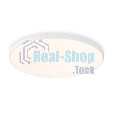 Потолочный светодиодный светильник Ambrella light FZ1221 WH белый IP44 18W 4200K D302*50 (Без ПДУ)