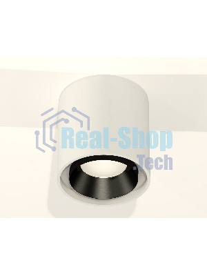 Светильник Ambrella Light XS7722002 SWH/PBK белый песок/черный полированный MR16 GU5.3 (C7722, N7031)