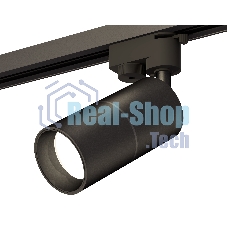 Светильник Ambrella light XT6302010 SBK/PBK черный песок/черный полированный MR16 GU5.3 (A2521, C6302, A2061, C6302, N6111)