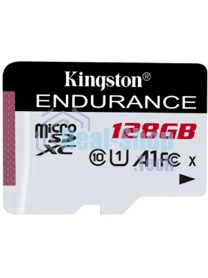 Флеш карта microSD 128Gb Kingston microSDНC Class 10 A1 UHS-I Endurance 95R/45W Card Only