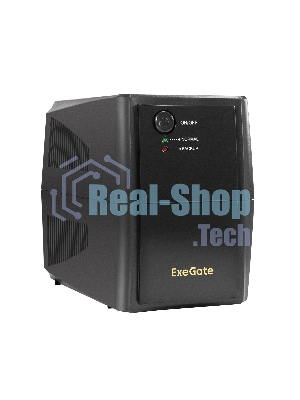 Источник бесперебойного питания ExeGate SpecialPro UNB-500.LED.AVR.2SH 500VA/300W, LED, AVR, 2*Schuko, черный