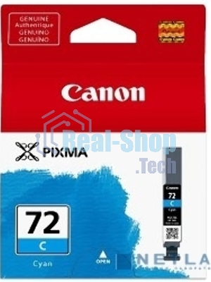 Картридж струйный PGI-72C (6404B001), для Canon PRO-10, Голубой, 525стр.