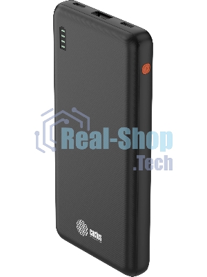Портативный аккумулятор Cactus CS-PBFSAA-10000 10000mAh 4.5A USB-A/2xUSB-C черный
