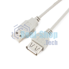 Кабель удлинит. USB2.0 Gembird/Cablexpert CC-USB2-AMAF-6-N серый (1.8м, AM/AF, пакет) (CC-USB2-AMAF-6-N)