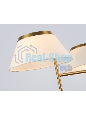 Люстра Ambrella light LH72471/3 BS/WH латунь/белый Е14/3 max 40W D800*290-1080