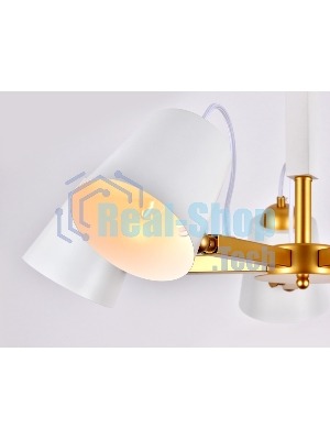 Светильник Ambrella light TR3101/5 WH/GD белый/золото E14 max 40W D680*370