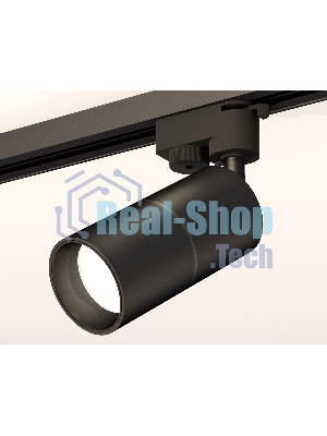 Светильник Ambrella light XT6302010 SBK/PBK черный песок/черный полированный MR16 GU5.3 (A2521, C6302, A2061, C6302, N6111)