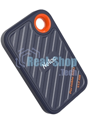 Внешний SSD Netac ZX20, 512 Gb, USB 3.2 Gen 2x2 Type-C, R/W 2000/1800, черный