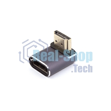 Переходник HDMI угловой папа-мама вниз