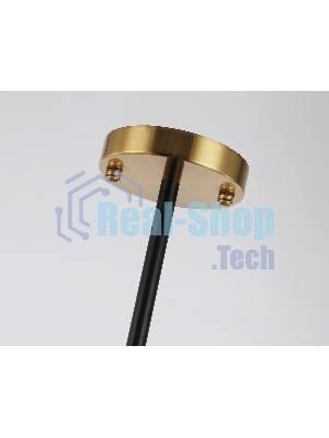Люстра Ambrella light LH55515/12 BK/BS/CL черный/латунь/прозрачный E14*12 max 40W D860*905
