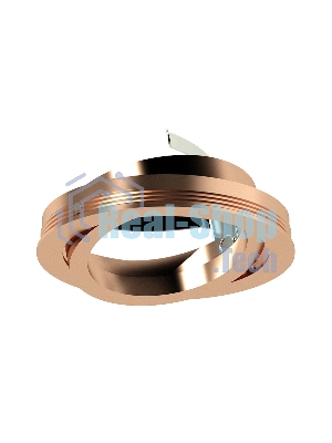 Насадка для корпуса светильника N7005 PPG золото розовое полированное  D70*H26mm Out1.5mm MR16
