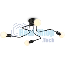 Светильник Ambrella light TR8022/4 BK черный E27*4 max 40W D715*205
