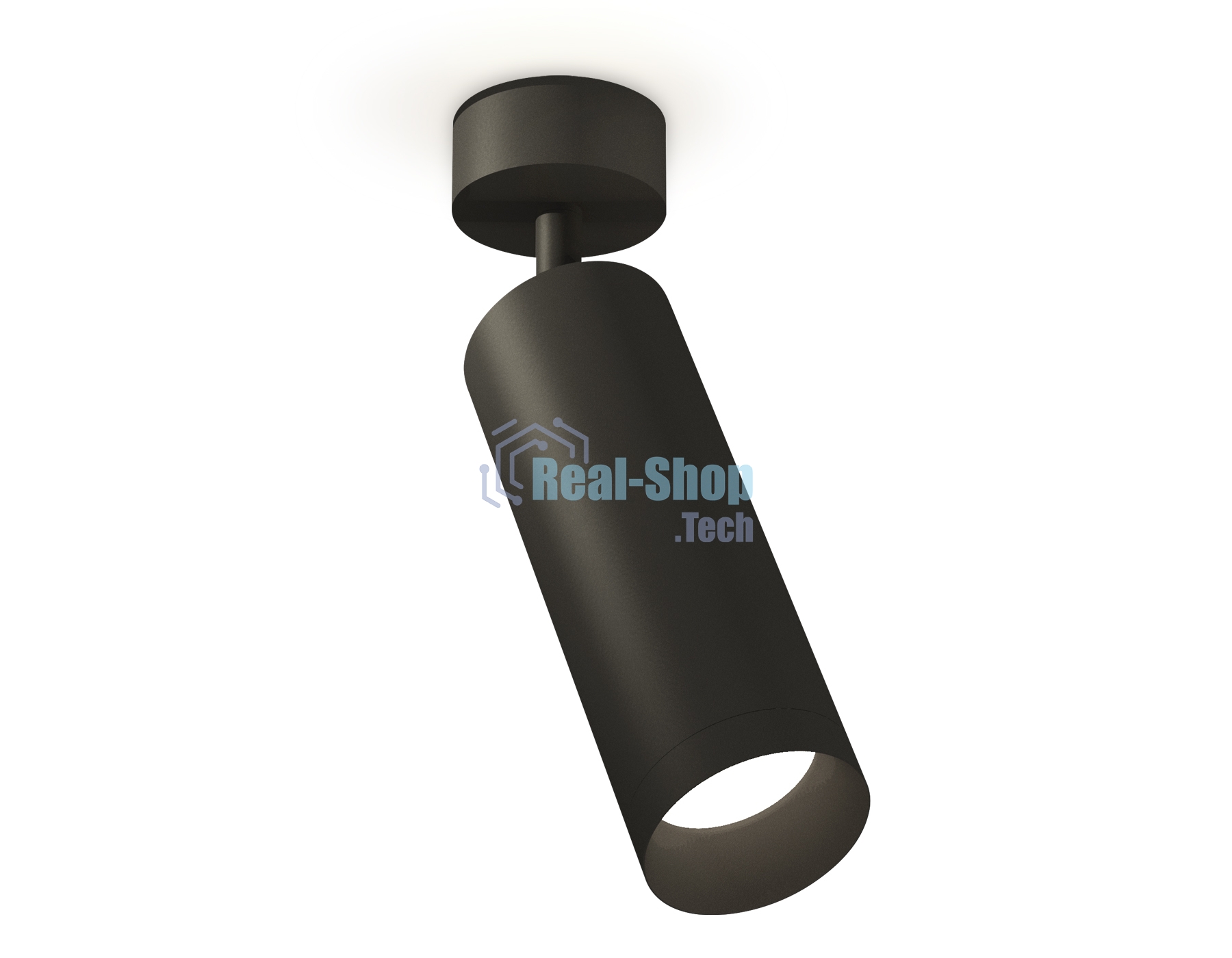 Светильник Ambrella Light XM6343002 SBK/PBK черный песок/черный полированный MR16 GU5.3 (A2210, C6343, N6131)
