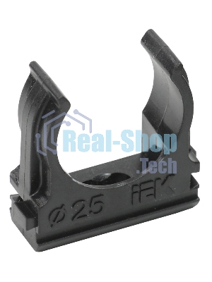 Держатель с защелкой CF25 IEK черный CTA10D-CF25-K02-100