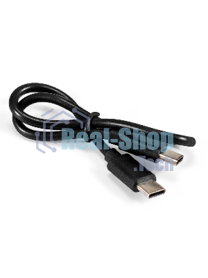 Кабель для зарядки ExeGate EX-CCP-USBC-CMCM-0.3M (USB Type Cm/Cm, 3A, 60W, 0,3м)