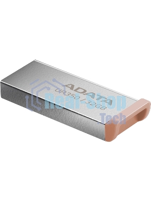 Флешка USB ADATA UR350 (UR350-32G-RSR/BG), 32G, USB 3.2, R/W 100/15, серебристый/коричневый