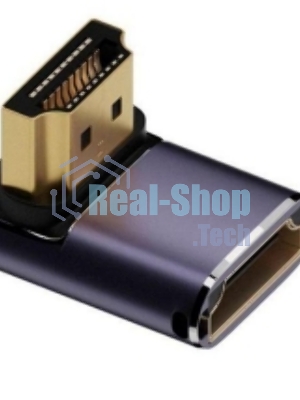 Переходник HDMI угловой папа-мама вниз