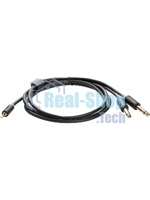 Кабель-адаптер 3.5ST(M)/2X6.35 ST(M), 1.5м, Telecom PRO <TAV6168-1.5M>