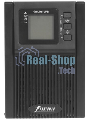 Источник бесперебойного питания PowerMan Online 1000 PLUS (1000ВА/800Вт, Online-Double conversion/LCD Display/USB/Software/RJ11/45,RS-232)