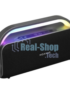 Колонка портативная Ural Молния Кварк черный/серый 240W 1.1 BT/3.5Jack/USB-C 10м 8000mAh (без.бат)