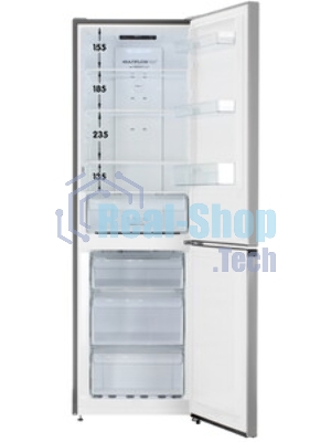 Холодильник Gorenje NRKE62XL серебристый металлик двухкамерный 203/99л морозилка снизу, No Frost