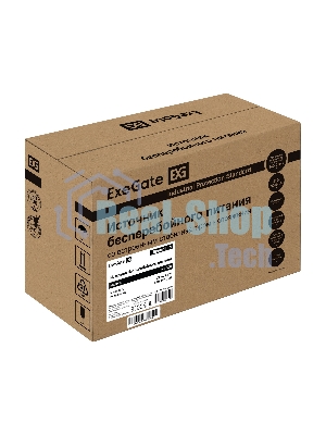 Источник бесперебойного питания ExeGate SpecialPro UNB-500.LED.AVR.2SH 500VA/300W, LED, AVR, 2*Schuko, черный