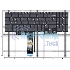 Клавиатура для ноутбука Lenovo 5 Chrome 16IAU7 черная