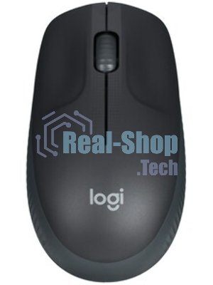 Мышь беспроводная Logitech M190 черный, 1000 dpi, радиоканал, USB, кнопки - 3