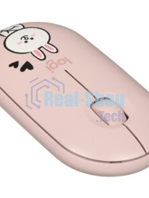 Мышь беспроводная Logitech Pebble M350 розовый, 1000 dpi, радиоканал, Bluetooth, USB, кнопки - 3