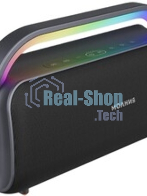 Колонка портативная Ural Молния Кварк черный/серый 240W 1.1 BT/3.5Jack/USB-C 10м 8000mAh (без.бат)