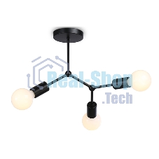 Светильник Ambrella light TR8027/3 BK черный E27*3 max 40W D400*390