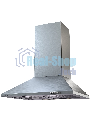 Вытяжка каминная KRONA Cornelia 600 Inox PB серебристая, 59.7 см, 650 куб. м/ч, 55 дБ