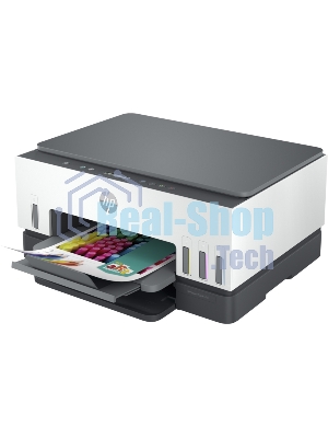 МФУ струйное HP Smart Tank 670, A4, цветной, печ. до 12 стр/мин., 4800x1200 dpi (печ.), 1200x1200 dpi (скан.), Bluetooth, USB Type-A, Wi-Fi