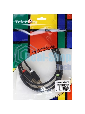 Кабель-адаптер 3.5ST(M)/2X6.35 ST(M), 1.5м, Telecom PRO <TAV6168-1.5M>